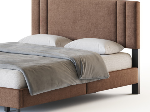 Queen Bed 3D Model