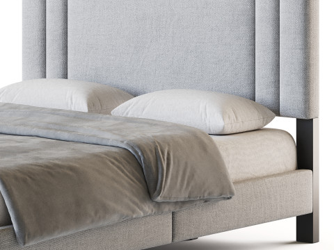 Queen Bed 3D Model