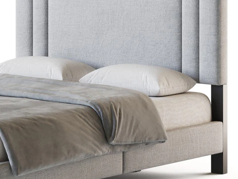 Queen Bed 3D Model