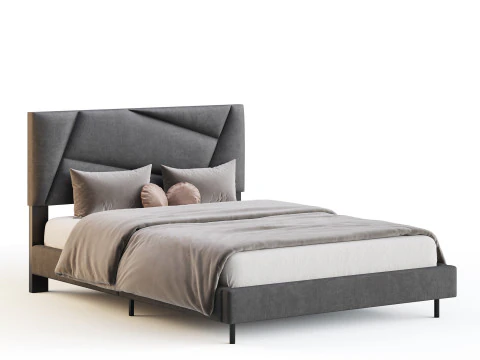 Estrutura de cama Queen Modelo 3D