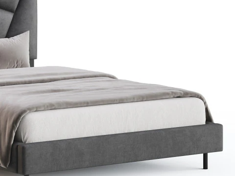 Estrutura de cama Queen Modelo 3D