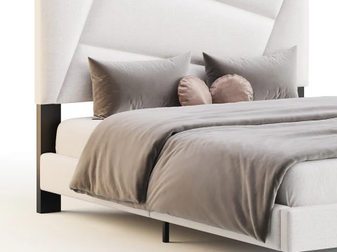 Estrutura de cama Queen Modelo 3D