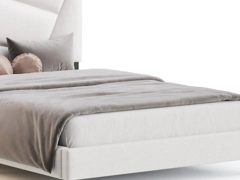 Estrutura de cama Queen Modelo 3D