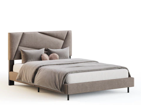 Estrutura de cama Queen Modelo 3D