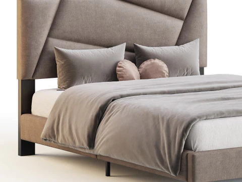 Estrutura de cama Queen Modelo 3D