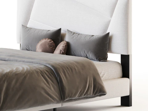 Estrutura de cama Queen Modelo 3D