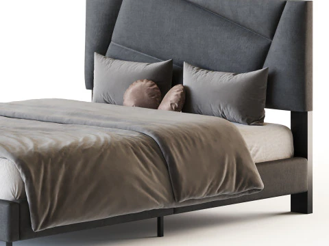 Estrutura de cama Queen Modelo 3D