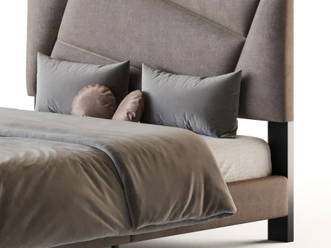 Estrutura de cama Queen Modelo 3D