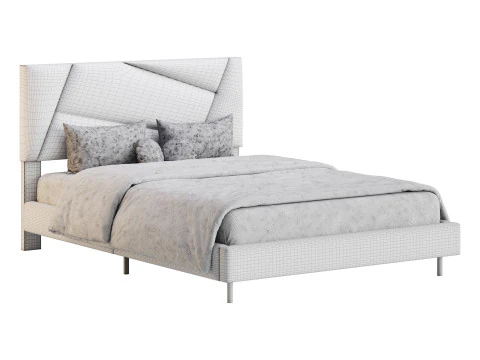 Estrutura de cama Queen Modelo 3D