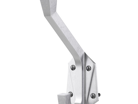 Renovator Supply Heavy Duty Coat Hooks Double Hook Coat Hanger 3D Model