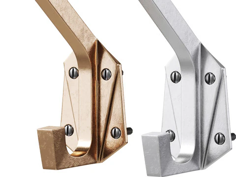 रेनोवेटर सप्लाई हैवी ड्यूटी कोट हुक डबल हुक कोट हैंगर 3D मॉडल