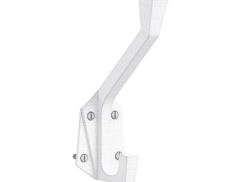 रेनोवेटर सप्लाई हैवी ड्यूटी कोट हुक डबल हुक कोट हैंगर 3D मॉडल