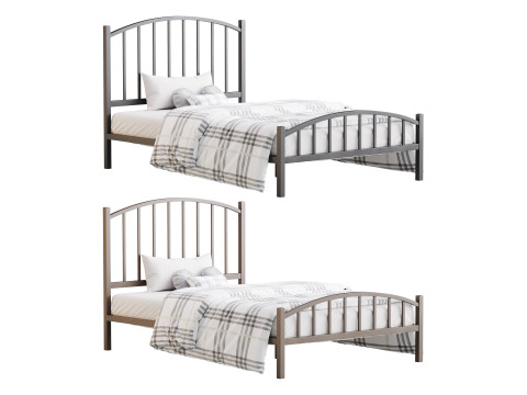 Rest Haven Hartford Metal Queen Platform Bed 3D Model