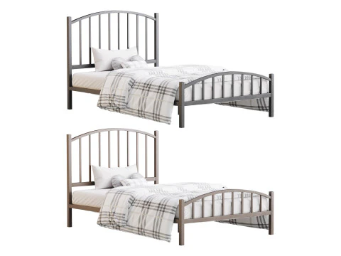 レスト ヘブン ハートフォード メタル クイーン プラットフォーム ベッド 3Dモデル