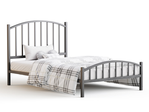Rest Haven Hartford Metal Queen Platform Bed Modelo 3D