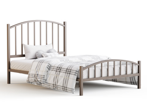 Rest Haven Hartford Metal Queen Platform Bed Modelo 3D