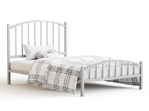 Rest Haven Hartford Metal Queen Platform Bed Modelo 3D