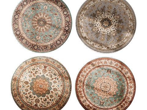 Round carpet 1 Modelo 3D