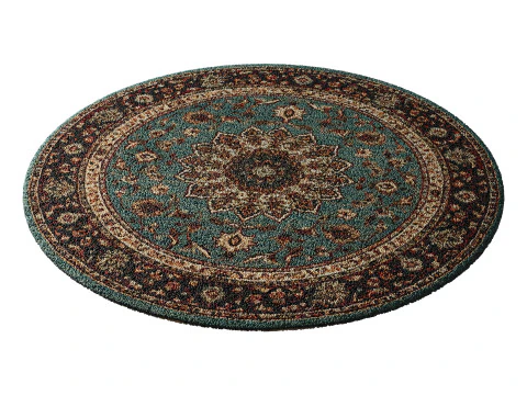 Round carpet 1 3D Model