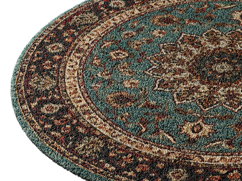 Round carpet 1 3D Model