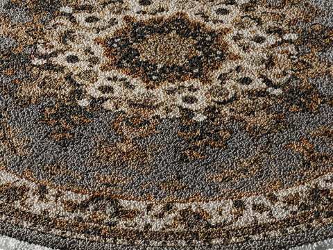Round carpet 1 Modelo 3D