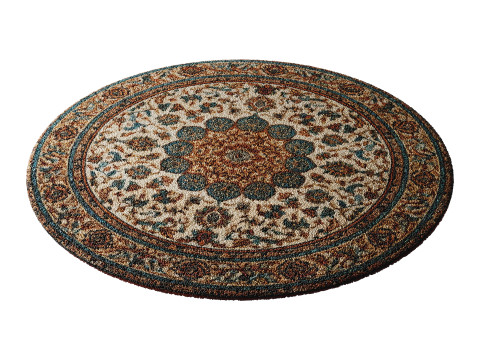 Round carpet 1 Modelo 3D