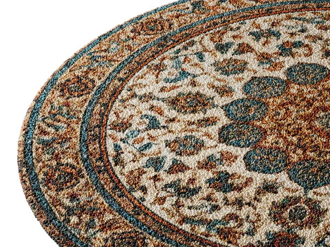 Round carpet 1 3D Model