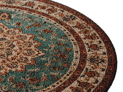 Round carpet 1 3D Model