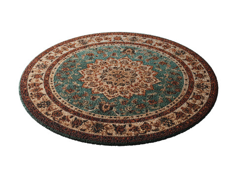 Round carpet 1 Modelo 3D