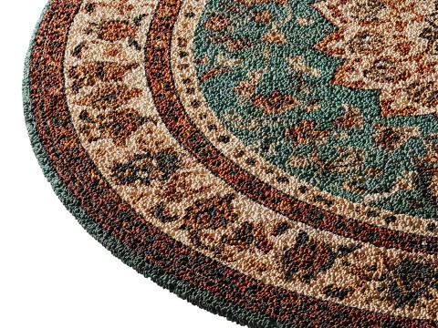 Round carpet 1 3D Model