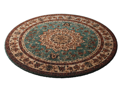Round carpet 2 Modello 3D