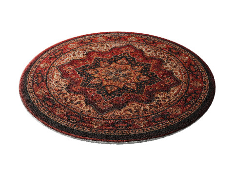 Round carpet 2 Modello 3D