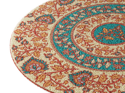 Round carpet 3 Modelo 3D