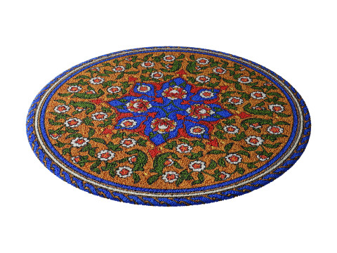 Round carpet 3 Modelo 3D