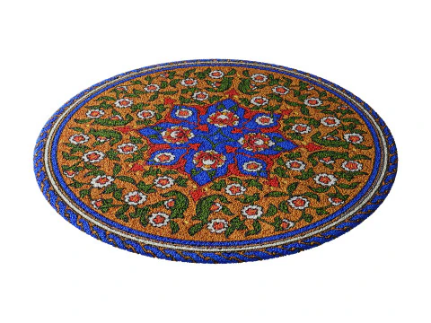 Round carpet 3 3D Model