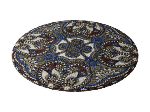 Round carpet 4 3D Model