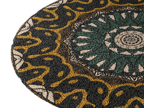 Round carpet 5 Modèle 3D