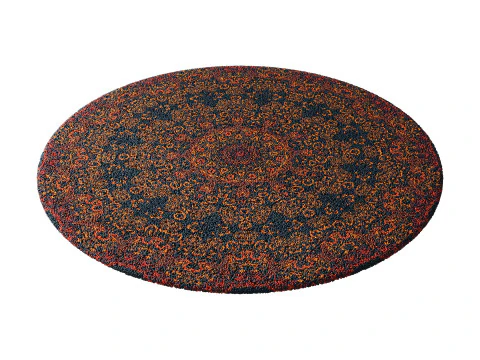 Round carpet 5 3D Model