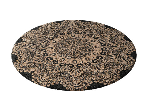 Round carpet 5 Modèle 3D