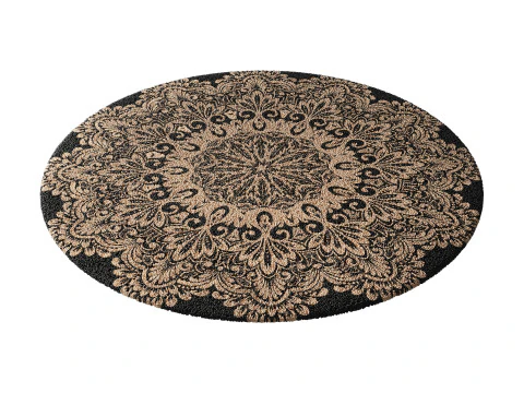 Round carpet 5 3D Model