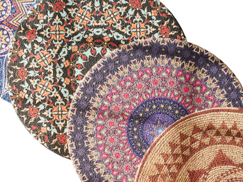Round carpet 6 Modelo 3D