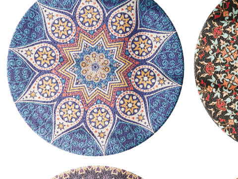 Round carpet 6 Modelo 3D