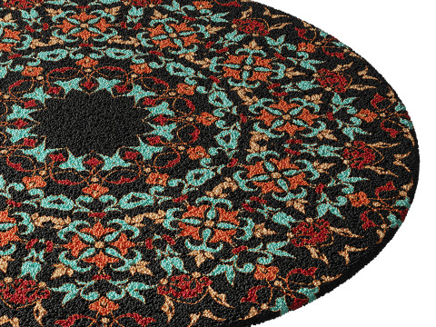Round carpet 6 Modelo 3D