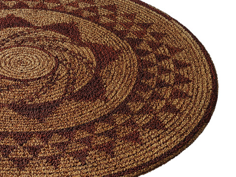 Round carpet 6 Modelo 3D