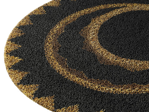 Round carpet 7 3D Модель