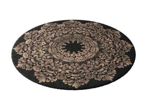 Round carpet 7 3D Модель