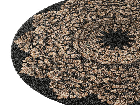 Round carpet 7 3D Модель