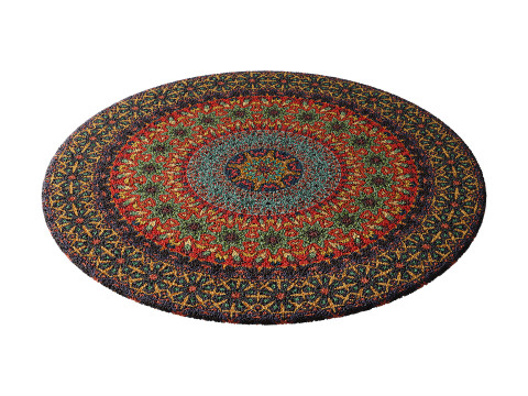 Round carpet 7 3D Модель