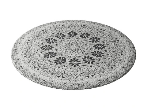 Round carpet 8 3D Model