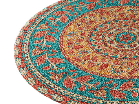 Round carpet 8 Modelo 3D